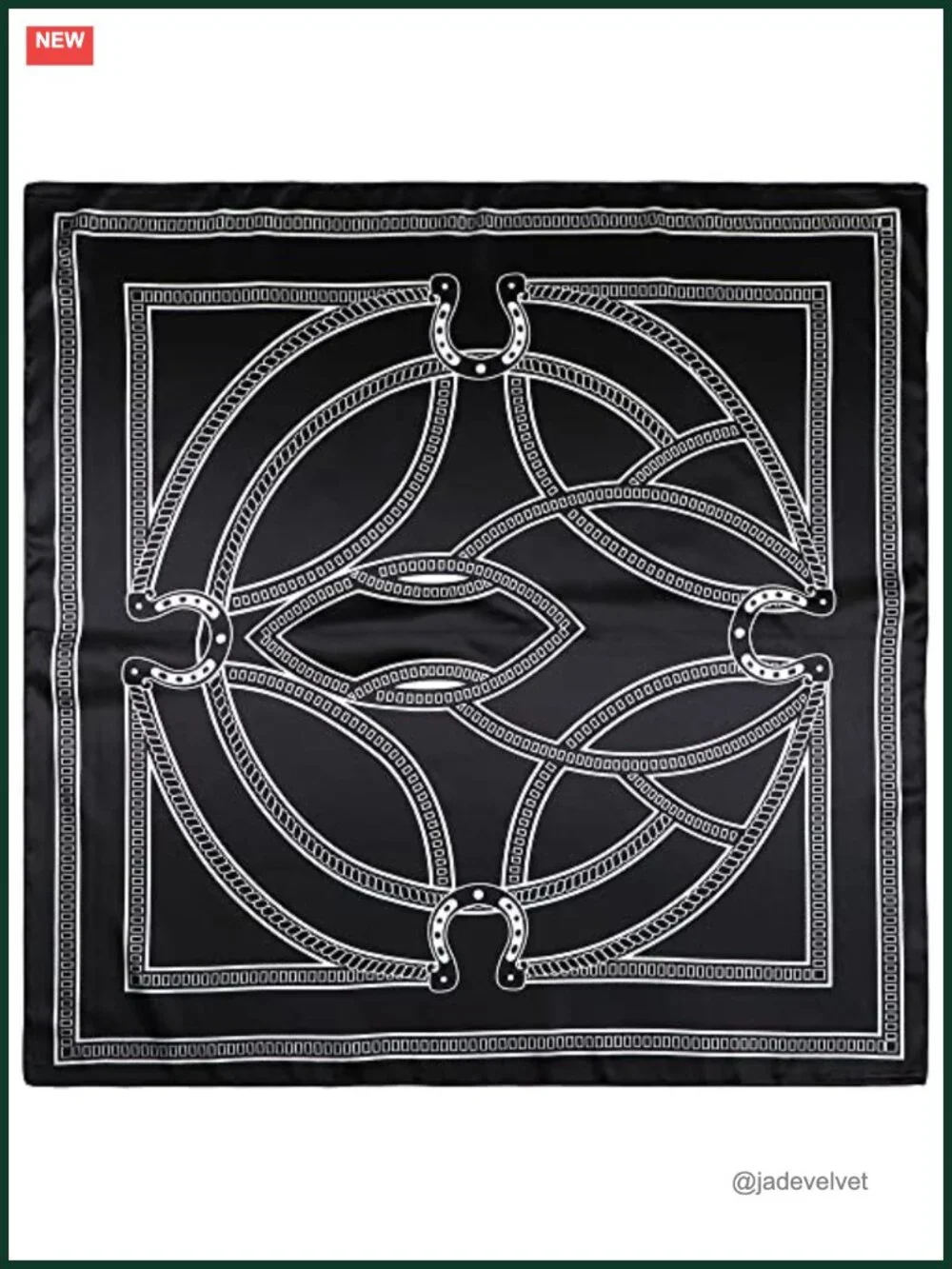 Satin Head Scarf for Women Silk Like Hair Wrap 35x35 Square Bandana
